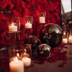 Yescom 24″ Large Disco Ball Mirror Big Hanging Glass for Party Events Wedding