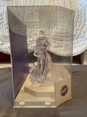 Wilton Clear Plastic Wedding Cake Topper Figurine Bride & Groom 5 in