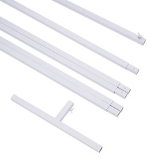 Square Arch Backdrop 2m × 2m White Galvanized Iron Wedding Party Stand