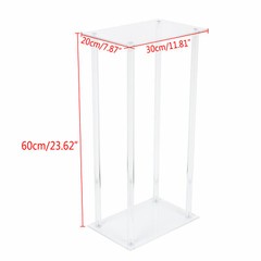 10 Pcs Acrylic Flower Stand Wedding Centerpiece Tall Vase Bouquet Backdrop Vase