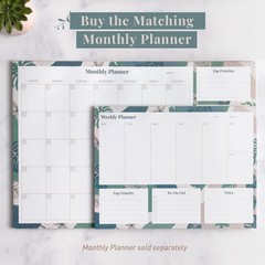 Riley’s Weekly Planner Pad, Calendar Tear Off, Desk Organizer, To Do List Not…
