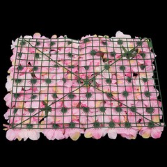 12* Artificial Flower Wall Silk Rose Dahlia Greenery Backdrop for Wedding Party
