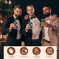6 Pack Groomsmen Best Man Proposal Can Coolers Bachelor Gifts Groomsmen Gifts Fu