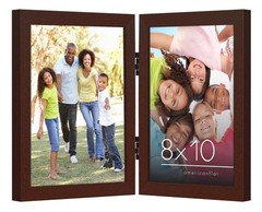 Americanflat Hinged 8×10 Picture Frame with Shatter-Resistant Glass – Double …