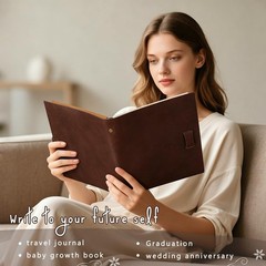 Artmag Photo Album 4×6 200 Photos, Thick Leather Cover Picture Album with 30 …
