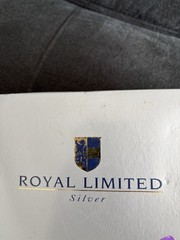 Vintage Royal Limited Wedding Bell Champagne Flutes 9.5” Tall, Original Box