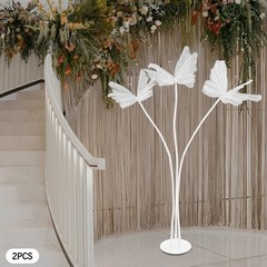 6 Head Butterfly Decoration with Standing Base Artificial Decoration Butterflies