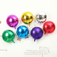 10″ 18″ Round Solid Foil Balloon Helium Ball Baby Shower Graduation Party Pool