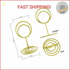 GPYG 40PCS Table Number Holders, Place Cards Holder, Mini Food Labels Menu Holde