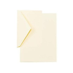 Crane & Co. CH3116 Ecruwhite Half Sheets