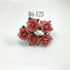 1″or2.5cm – Open Roses DIY Paper Flower Wedding Scrapbook Craft Cardmaking R6