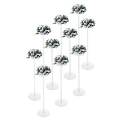 10pcs Acrylic Flower Vase Balloons Rack Stand Weddings Backdrop Decoration 80cm