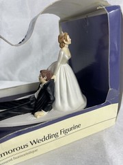 Vintage Wedding Hallmark Set-1984 Spiral /Photo Albums & 2006 Wilson Cake Top