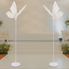 2PCS 110V Creative Wedding Butterfly LED Floor Lamp 57.5-70.1in For Wedding