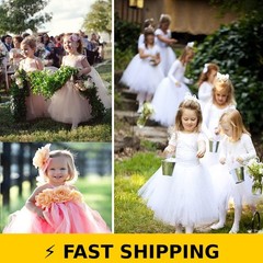 Miegecha 6″ x 100 Yards Tulle Roll – White Fabric for Crafts