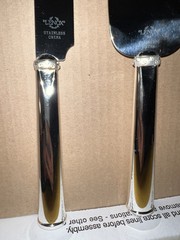 Lenox Devotion 2 Piece Dessert Set Cake Knife & Server Silverplate 825522 Silver