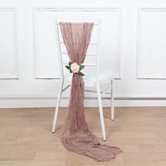 5 Gauze Cheesecloth Cotton CHAIR SASHES Party Events Home Decorations Supplies