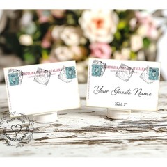 ITALY ITALIAN POSTCARD FLAT WEDDING PLACE CARDS, TAGS or ESCORT CARDS #185