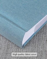 1DOT2 Photo Album 4×6 Hold 12.8 x 8.8 x 2.4 inches, 402 photos, Cyan Blue