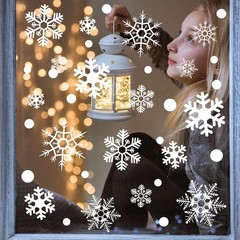 360Pcs Snowflake Christmas Window Clings, Static Christmas Window Stickers Cr…