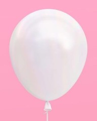 Blue, Pearl White, Clear, Silver, Latex Balloons – 25 pk, 12″ | Cloud Nine