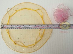25/50/100pcs Circle Diameter:10″ Sequins Dotted Organza Pouches Jewelry Gift Bag