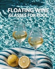 Unbreakable Tritan-Plastic Burgundy Wine Glasses Set of 4-Clear 4 Count 15 oz
