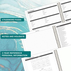 2027-2028 Monthly Planner – Jan. 2027 to Dec. 2028, 9″ x 11″, Spiral Bound Wi…