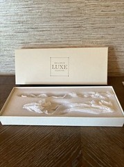 NEW Reed & Barton Cake Server And Knife Set With Rhinestone Handles W Sheathes