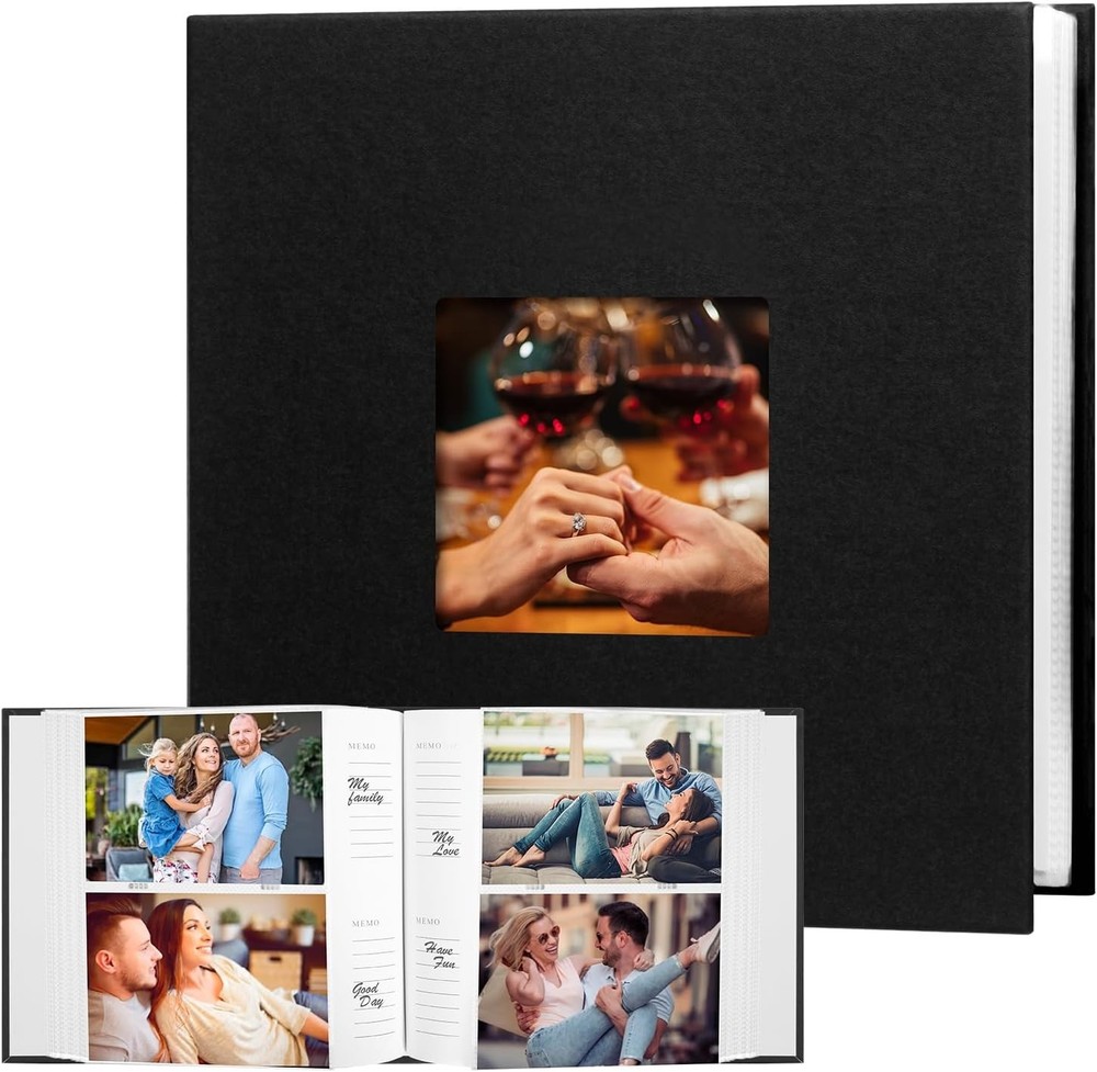 Album De Fotos Para 4×6 240 Bolsillos Boda Familiar Personalizado Niña Boda Bebe