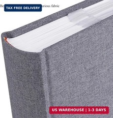 1DOT2 Photo Album with Writing Space 50 Pages 4×6 Photos Hold 200 or 5×7 Picture