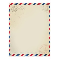 Vintage Air Mail Letterhead / 50 Sheets 8.5″ x x 11″,