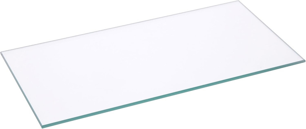 4″ x 8″ Rectangle, 3mm Thick Non-Beveled Clear Glass