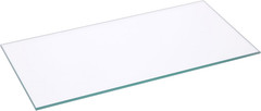 4″ x 8″ Rectangle, 3mm Thick Non-Beveled Clear Glass
