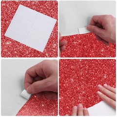 Glitter Carpet Runner 2.6FT x 15FT (200 GSM Thick) + Adhesive Tape – Durable …