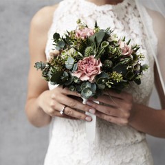 3 Sets Wedding Bouquets Bride Holder Bouquet Display Holder