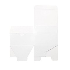 White 100 pcs Cake FAVOR BOXES 4″x4″x2″ Wedding Party Decorations GIFT Supply