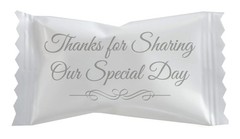 Delicious 1000 White Wedding Mints – Gluten Free, Kosher, Fat Free Candy