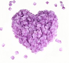 2200 Light Purple Silk Rose Petals – Perfect for Weddings & Celebrations