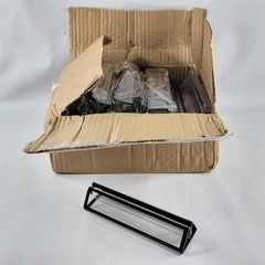 FairSandy Acrylic Table Name Holders Lot 12 Clear Black Wedding 1.5x5x8 Holder