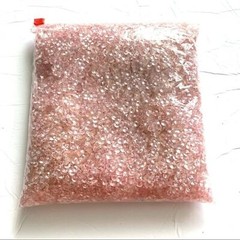 Light Pink Diamond Table Confetti Jewel Plastic Vase Filler, 1 Gallon Bag Full