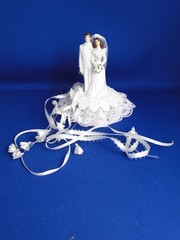 New Vintage Wilton Petite «Romance» Wedding Cake Top, white tux, 104-941