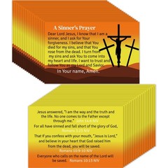 Fankya 240pcs Gospel Tracts Plan of Salvation 7 inches x 8 inches, bright 1