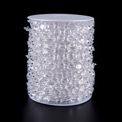 99 FT Garland Diamond Strand Acrylic Crystal Bead Beaded Wedding Decoration