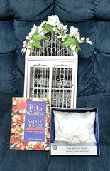 White Bird Cage Wedding Shower Party Card Holder – Ring Pillow -Book for Ideas