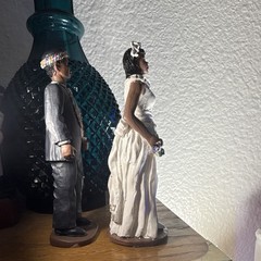 Vintage African American Wedding Cake Topper K’s Collection Style Afrocentric