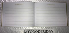 C.R.Gibson Gold Glitter Guest Book *On Sale For Limited Time
