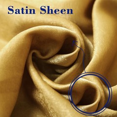 9.6 Feet x 10 Feet Deep Gold Silky Soft Curtain Wedding Backdrop Drapes, Slig…