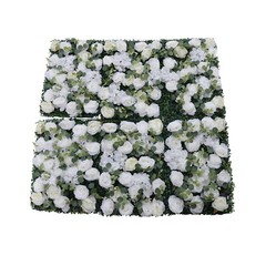 24″ X 16″ Artificial flower panels Floral Backdrop Silk Rose Wall Home Decor