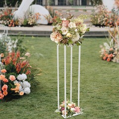 Clear Acrylic Flower Stand 39 Tall Column Vase Centerpieces Wedding Decoration